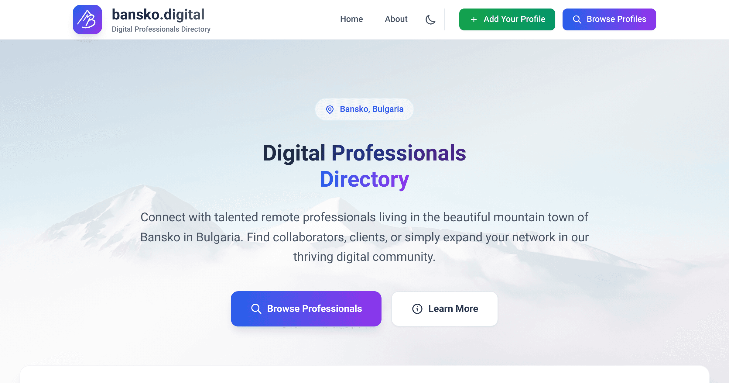 Bansko.Digital preview