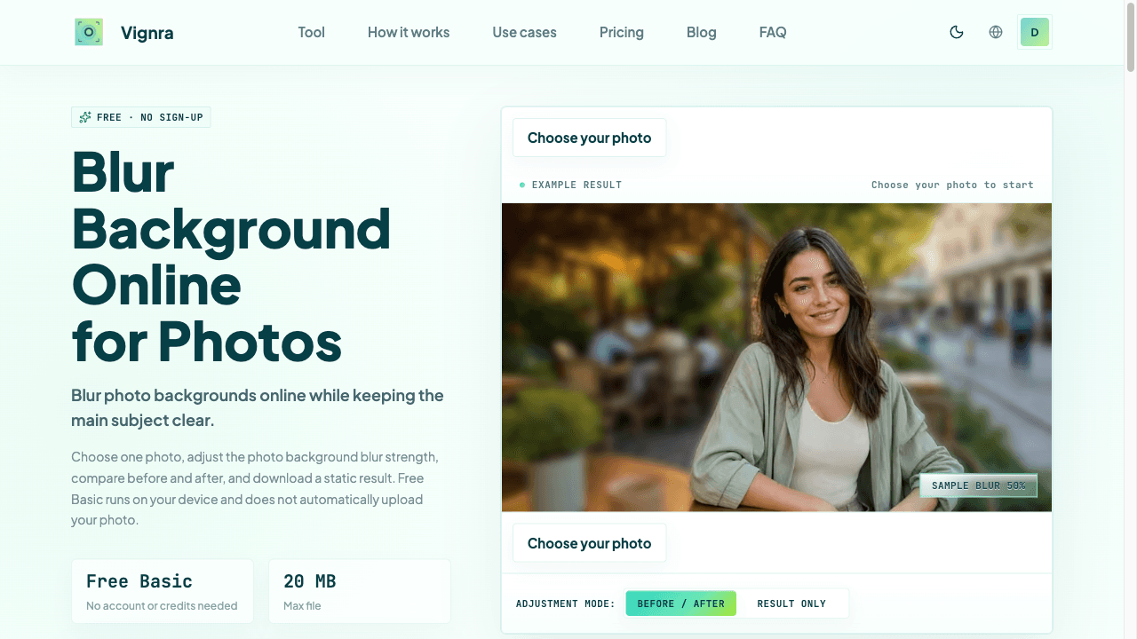 Blur Background
